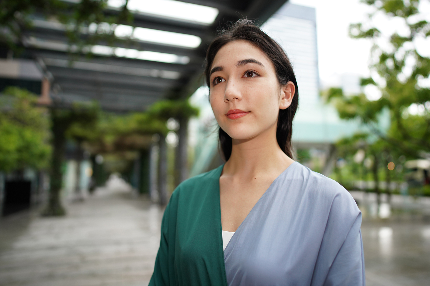 Slika primjera portreta žene vani