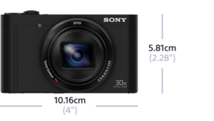 Slika – Kompaktni fotoaparat WX500 s optičkim zumiranjem od 30x