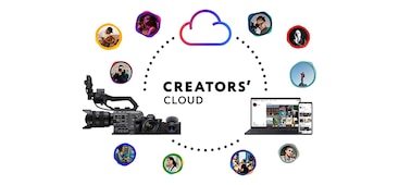 Logotip Sonyjeve platforme Creators' Cloud
